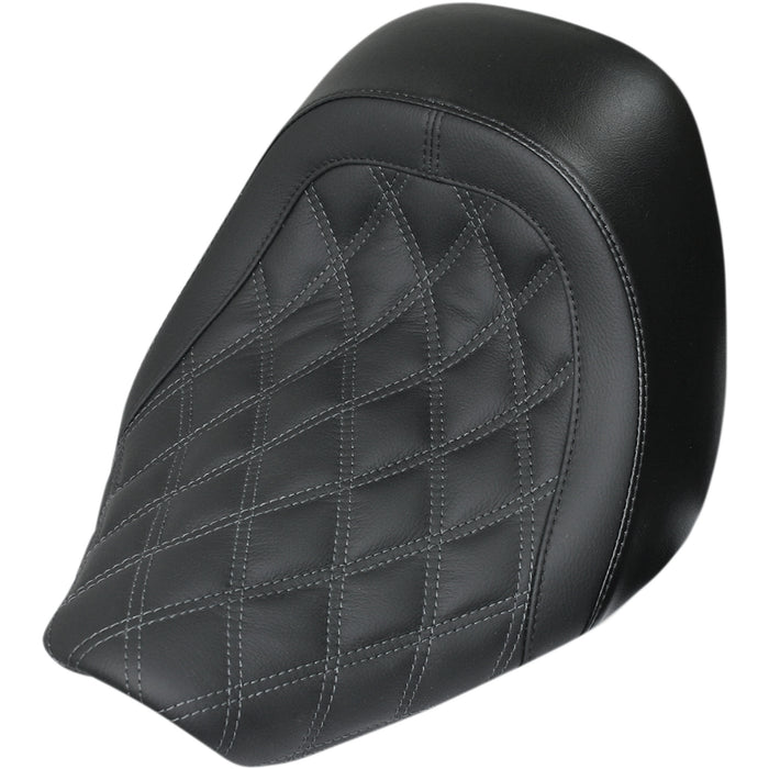 DANNY GRAY 0802-1141 21-714DIA Speed Cradle Solo Seat - Double Diamond Stitch - FXCW/C '08-'11