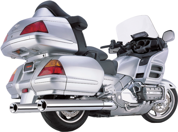 Cobra Slip ON Billet Tips Chrome Honda GL1800 - 1213 Honda Gold Wing 2001-2010