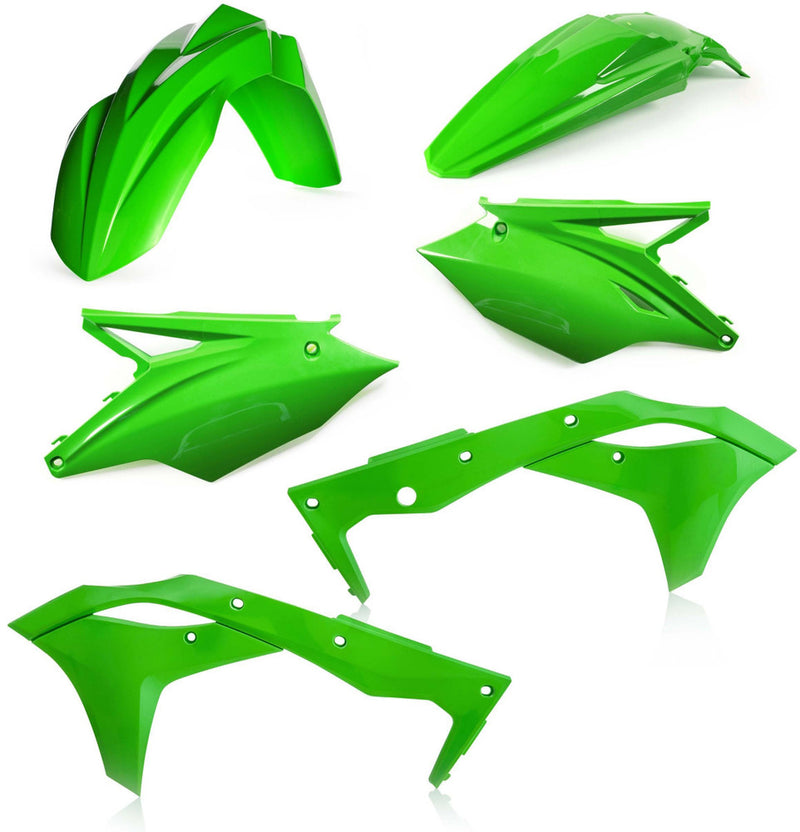 Acerbis Plastic Kit Green - 2685810006 Kawasaki KX 250 2018-2020
