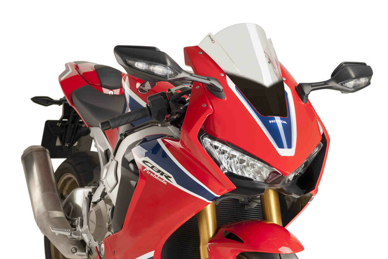 Puig Hi-Tech Parts Windscreen Racing Clear - 9407W Honda CBR1000RR 2017-2019