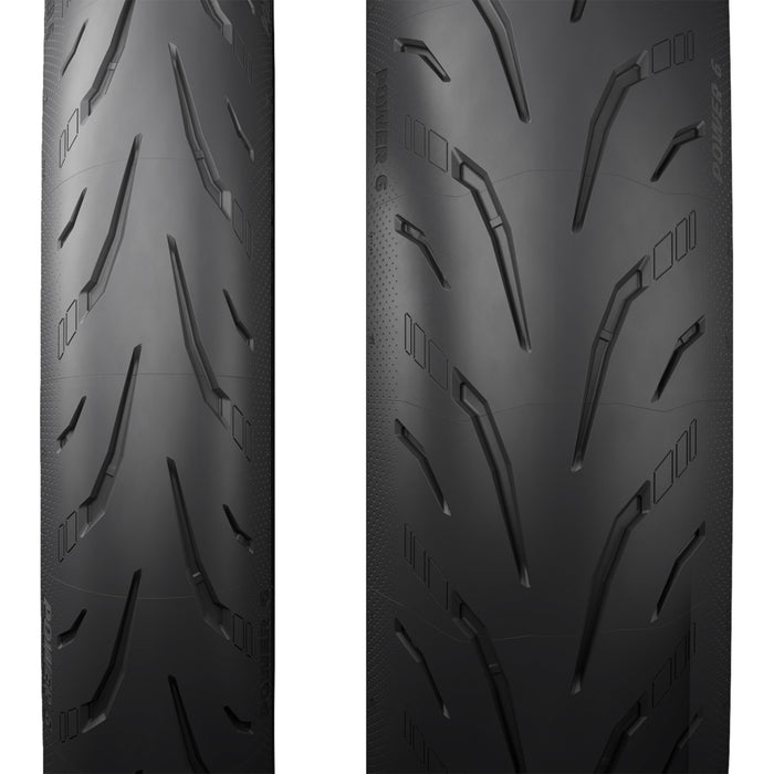 MICHELIN 0301-1002 82063 Power 6 Tire Tire - Power 6 - Front - 120/70ZR17 - (58W)
