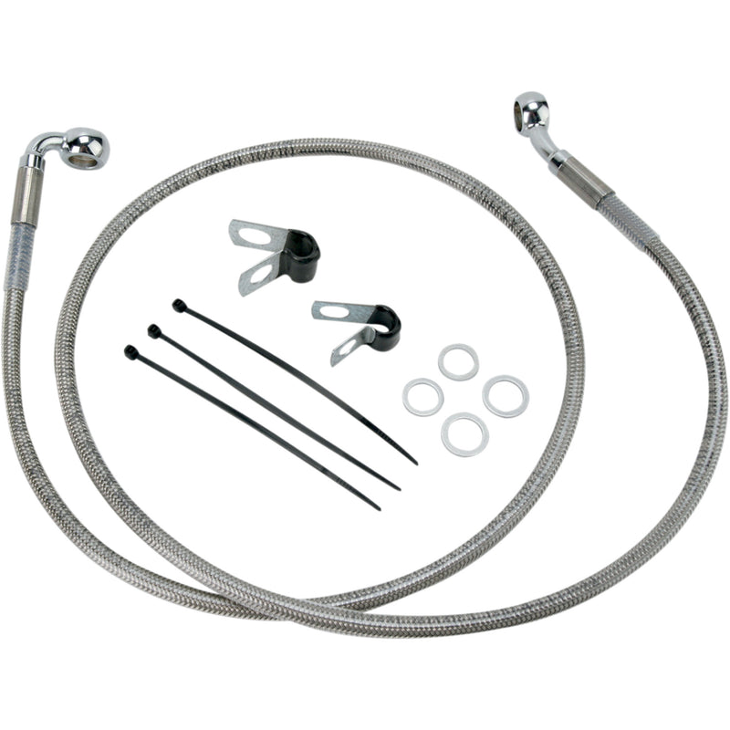 Drag Specialties Brake Line For Harley Dyna 2000-2005