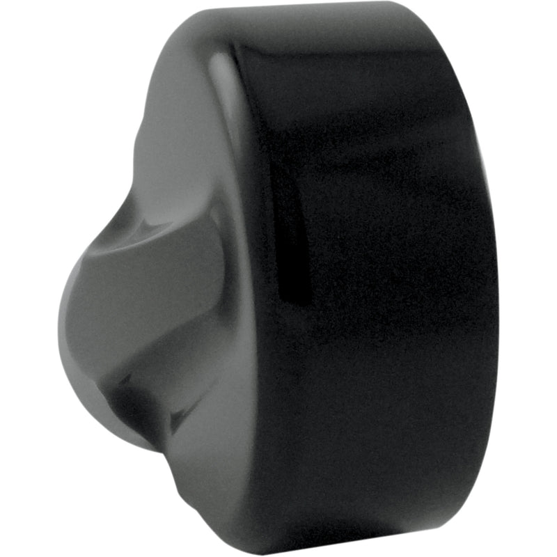 Joker Machine Concealed Bar End Mirror Concealed Side View Round Smooth Black Each - 09-326B