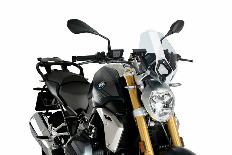 Puig Hi-Tech Parts Windscreen Naked NEW GEN Clear - 3623W BMW R1250R / 1250 2019-2023