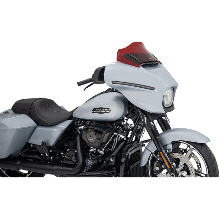 KLOCK WERKS 2310-0878 KWW-01-0728 Kolor Flare™ Windshield - 8" - Red - 2023.5-2024 Street Glide (FLHX)