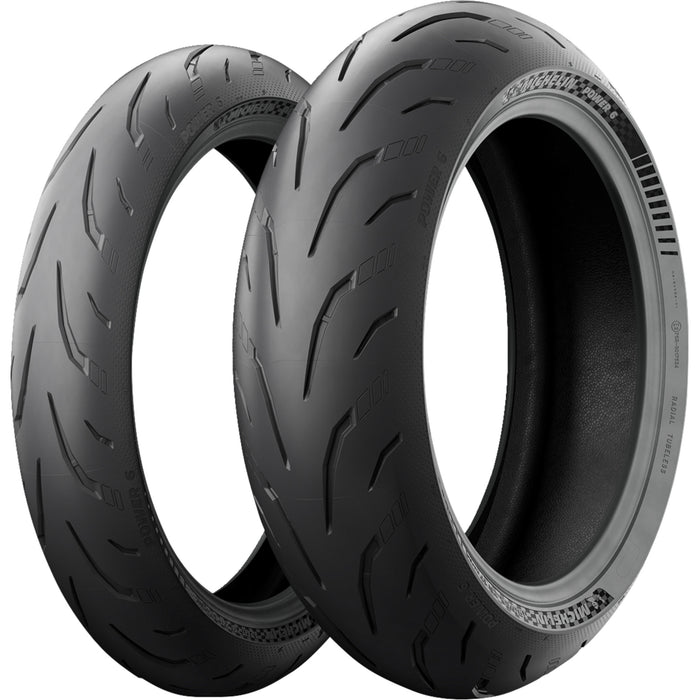 MICHELIN 0301-1002 82063 Power 6 Tire Tire - Power 6 - Front - 120/70ZR17 - (58W)