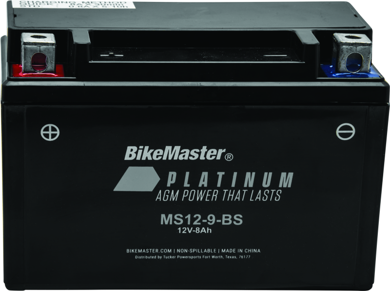 BikeMaster 780746 AGM Battery - MS12-9-BS - Photo - Primary