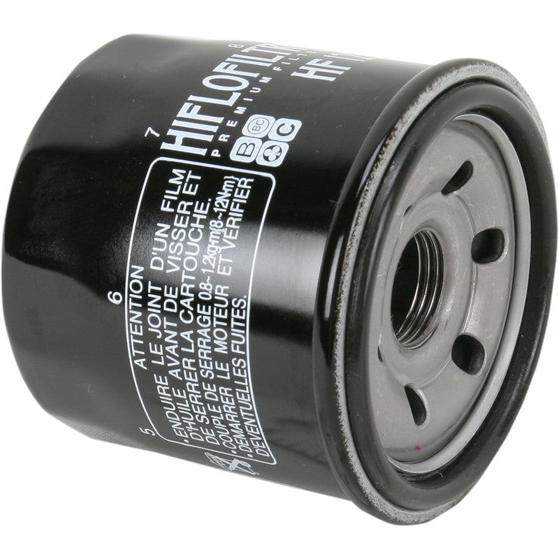 Hiflofiltro Oil Filter — Spin-On - HF129 For Kawasaki Mule 2015-2023 | Arctic Cat Prowler 2020-2024
