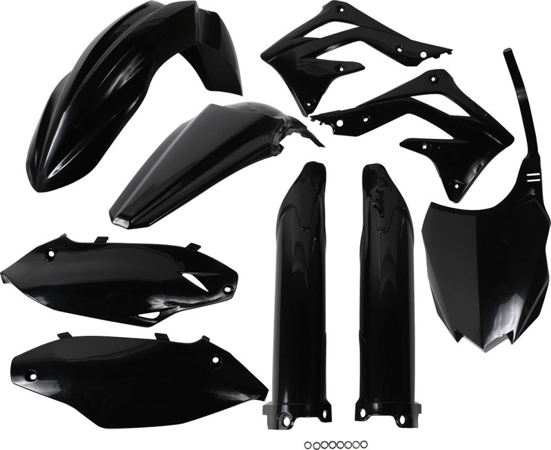 Acerbis Full Plastic Kit Black - 2314200001 Kawasaki KX 450 2013-2015