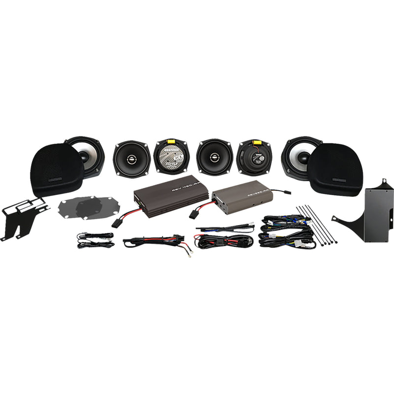 Hogtunes Speaker And Amplifier Kit - G2 ULTRA 6 PACK-XL For Harley Touring 1998-2013