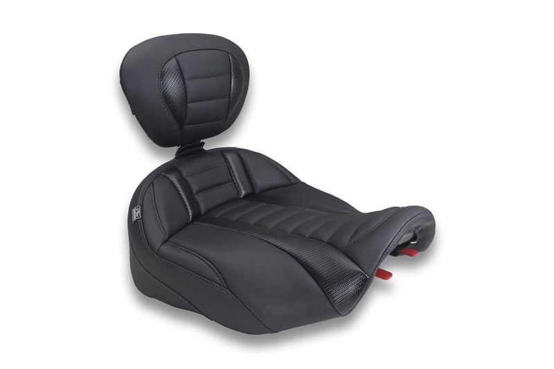 Mustang Deluxe Touring Seat - 89401 For Harley Touring 2023-2026 - Black