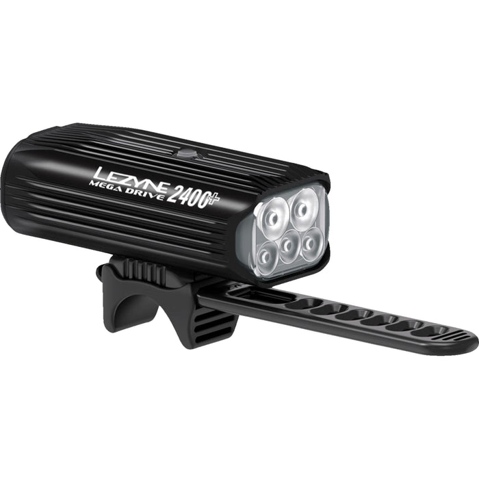 LEZYNE 4950-0498 1-LED-7-V404 Mega Drive 2400+ Front Light Mega Drive 2400+ Light - LED - Front - 2400 lumens
