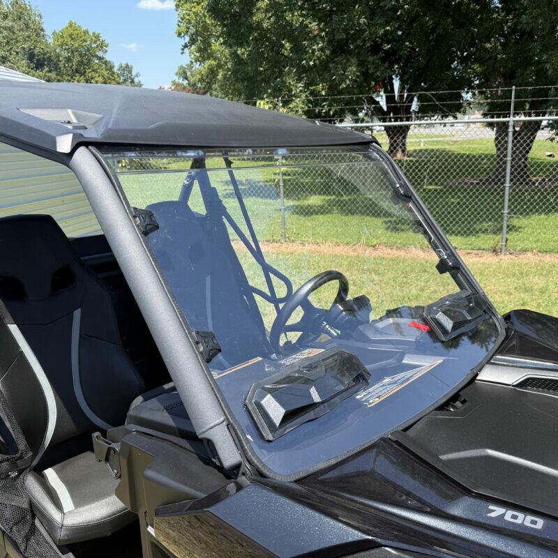 Seizmik Tool-Less Windshield Hard Coated Poly CAN - 50-55326KIT Can-Am Maverick 2018-2025
