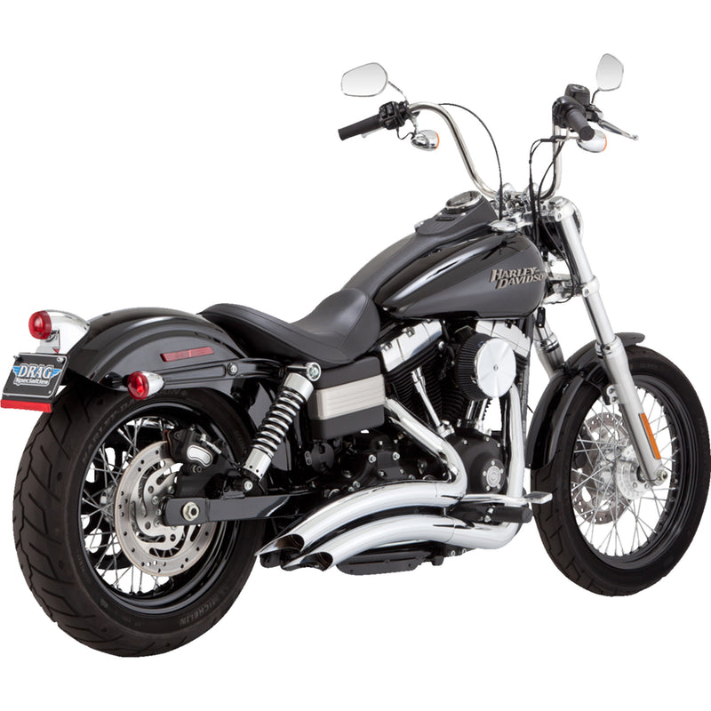 Vance & Hines Big Radius 2-Into-2 Exhaust System - 26081 For Harley Dyna 2006-2009