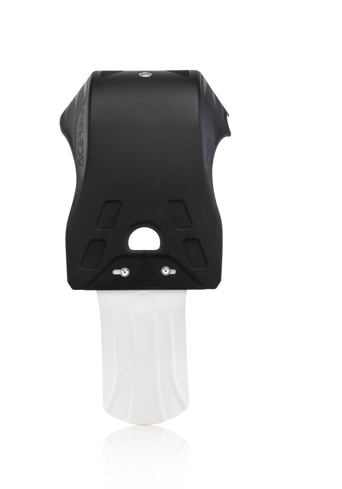 Acerbis Skid Plate Black White - 2734920001 Kawasaki Dirt Bikes 2019-2024