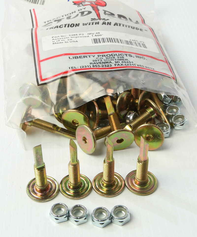 Stud Boy 18-33073 2465-P2 ASSASSINS STUDS 1.500" 48/PKG