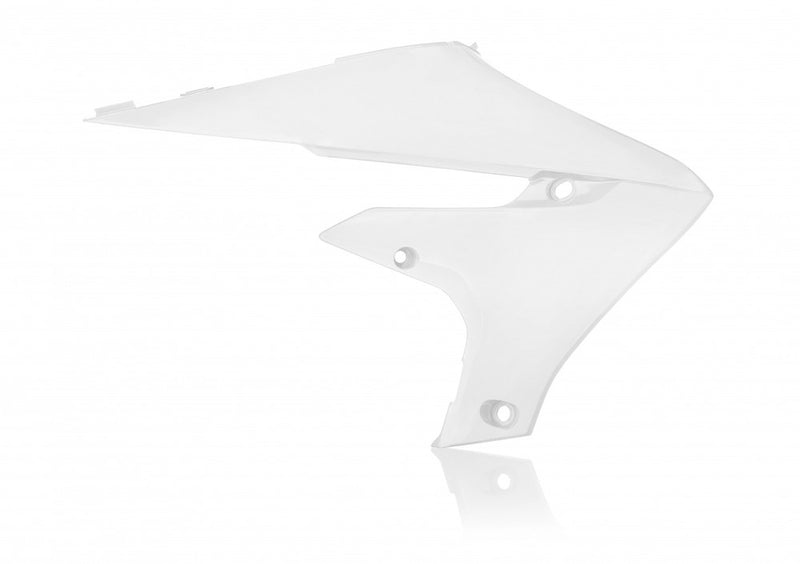Acerbis Radiator Shrouds White - 2685870002 Yamaha Dirt Bikes 2018-2024