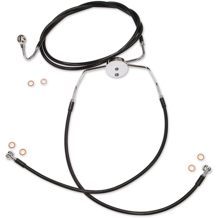 MAGNUM SHIELDING 1741-4764 SBC1110-00 XR Lower Brake Line - Black