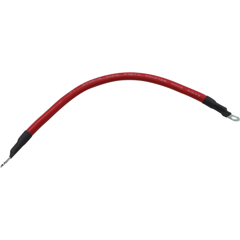 MOOSE OFFROAD 2113-0810 680-6710 Battery Cable 10" - red