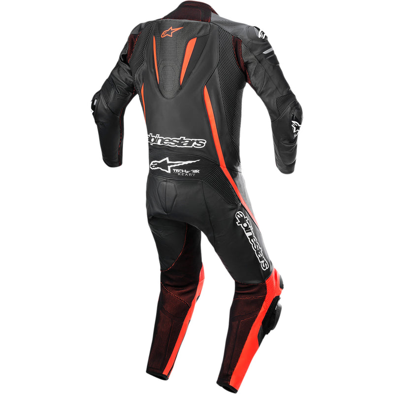 ALPINESTARS Fusion 1-Piece Suit Black/Red - Fluorescent US / EU