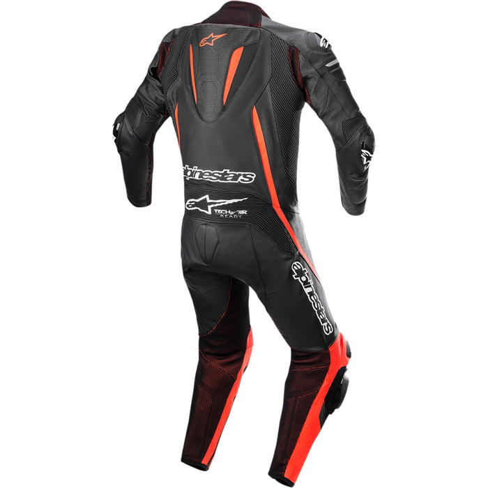 ALPINESTARS Fusion 1-Piece Suit Black/Red - Fluorescent US / EU