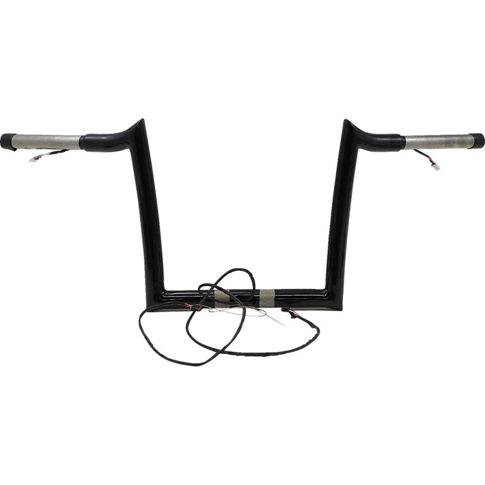 PAUL YAFFE BAGGER NATION 0601-5315 H00913-W Pre-Wired Monkey Bar Handlebar - OEM - Pre-Wired - 10" - Black