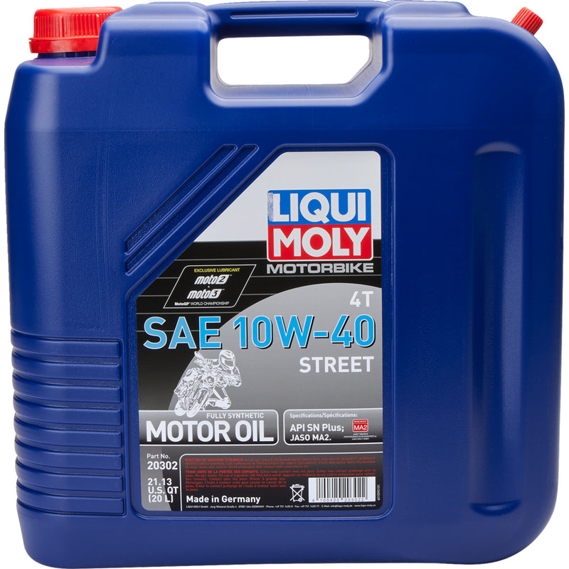 LIQUI MOLY 3601-0692 20302 Street 4T Engine Oil Street 4T Oil - 10W-40 - 20 L