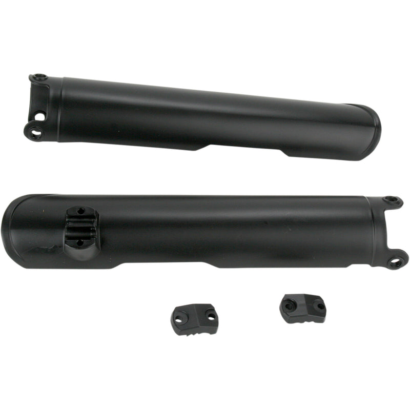 ACERBIS 0412-0146 2113740001 Replacement Fork Covers for KTM/Husqvarna — Fork Lower Fork Covers for Inverted Forks - Black