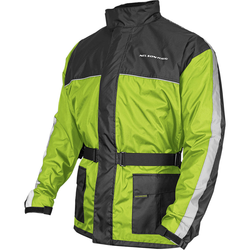 NELSON RIGG 2854-0311 SSJ-HVY-06-3XL Solo Storm Waterproof Jacket - Hi-Vis/Black - 3XL