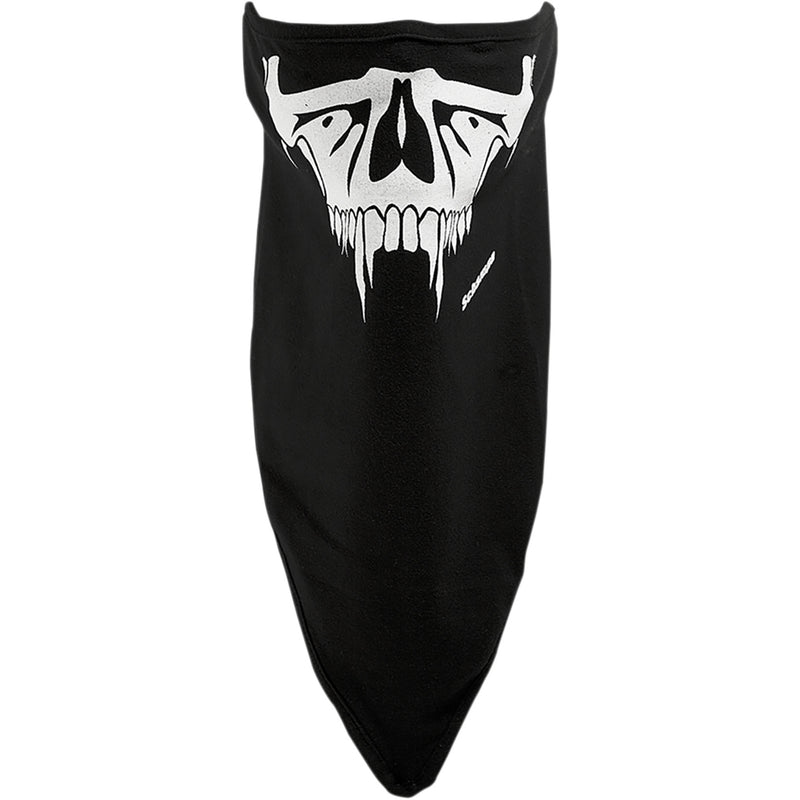 SCHAMPA & DIRT SKINS 2503-0238 VNG008B Stretch Skull Half-Face Mask Saber Tooth Face Mask