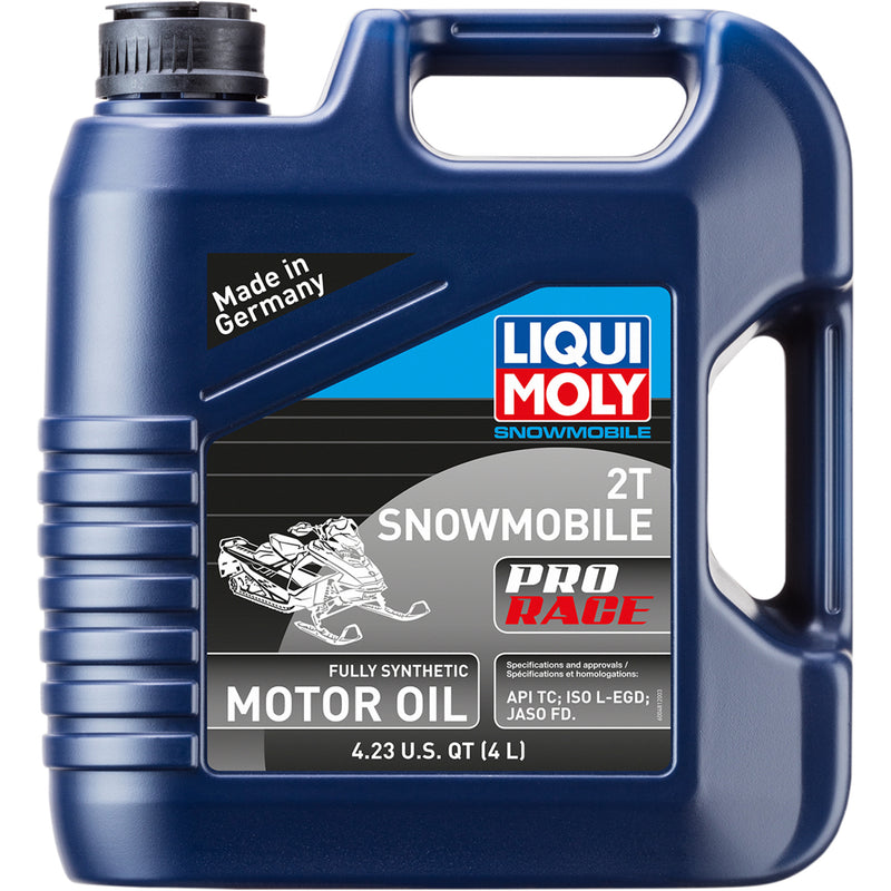 LIQUI MOLY 3602-0134 20146 Snowmobile Pro Race Synthetic 2T Oil 4l