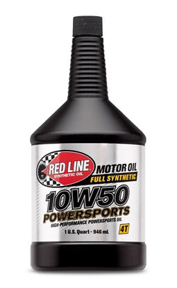 Red Line 57-6512 42604 REDLINE 10W50 QT POWERSPORTS