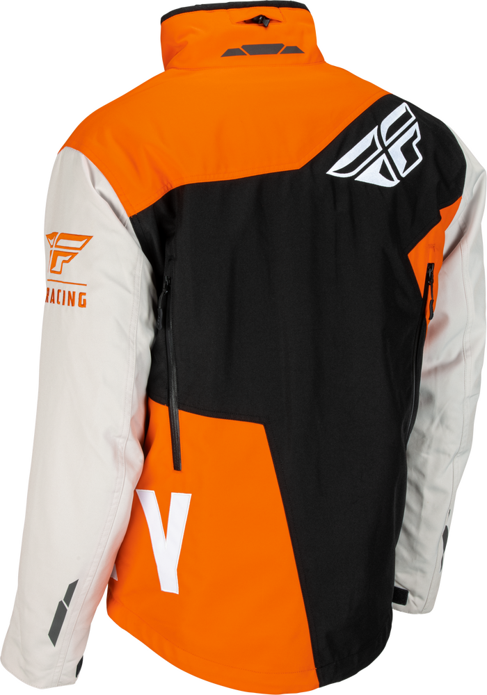 Fly Racing 470-4119L 470-4119L SNX PRO JACKET ORANGE/GREY/BLACK LG