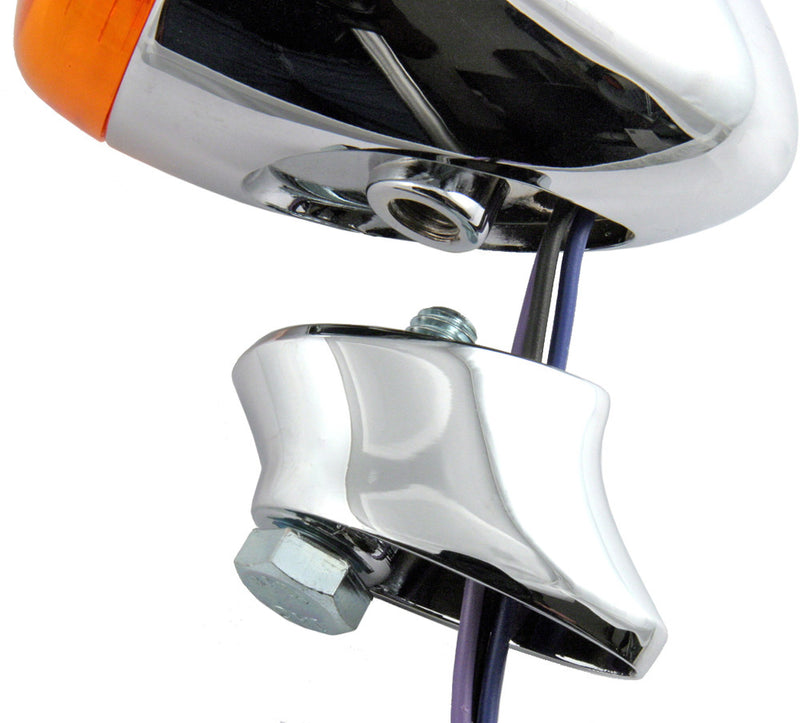 Chris Products 60-1946 8821 SUPPORT BULLET TURN SIGNAL SHORT CHROME
