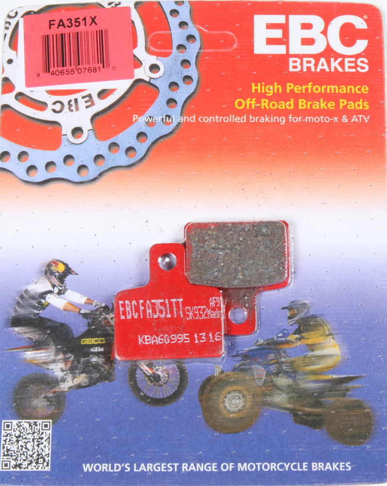 EBC Brake Pads - FA351X Beta Mini 2010-2012