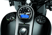 Kuryakyn 7383 Alley Cat Fuel & Battery Gauge Gloss Black - User 1