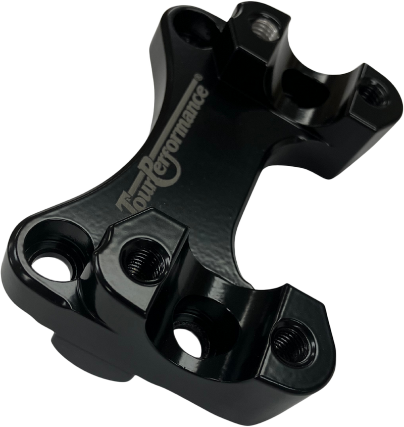 Helibars 281-0530 HR01195 HANDLEBAR RISERS TOUR BLACK HON