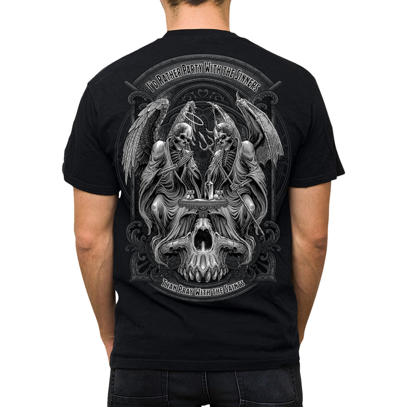 LETHAL THREAT 3030-22791 LT20905M Party with the Sinners T-Shirt black - medium