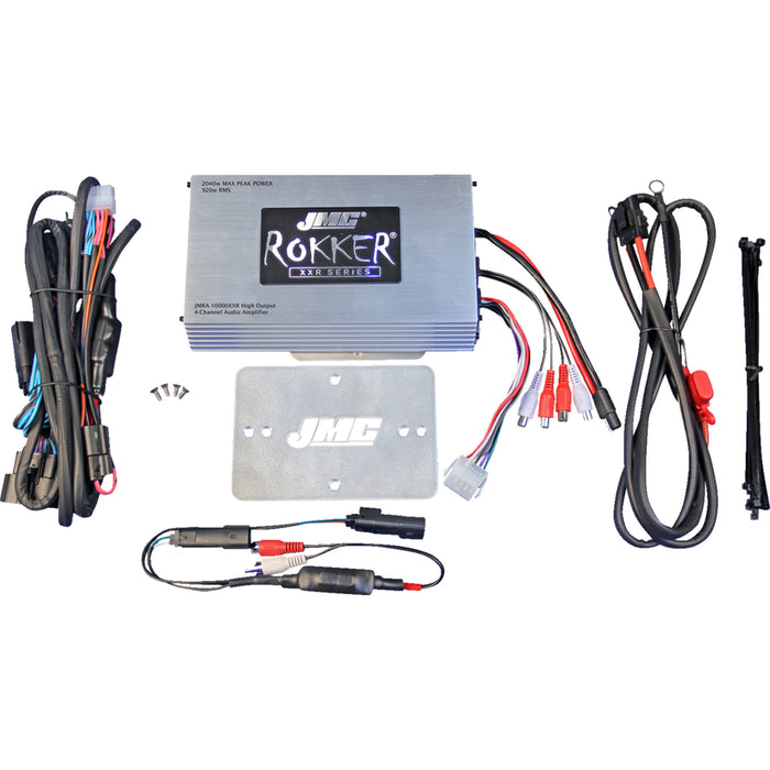 J & M 4405-0971 JMA6-1000HR16-UL 1000XXR Stage6 Amplifier Kit Stage6 Amplifier Kit - 4-Channel - '16-'24 FLTRK