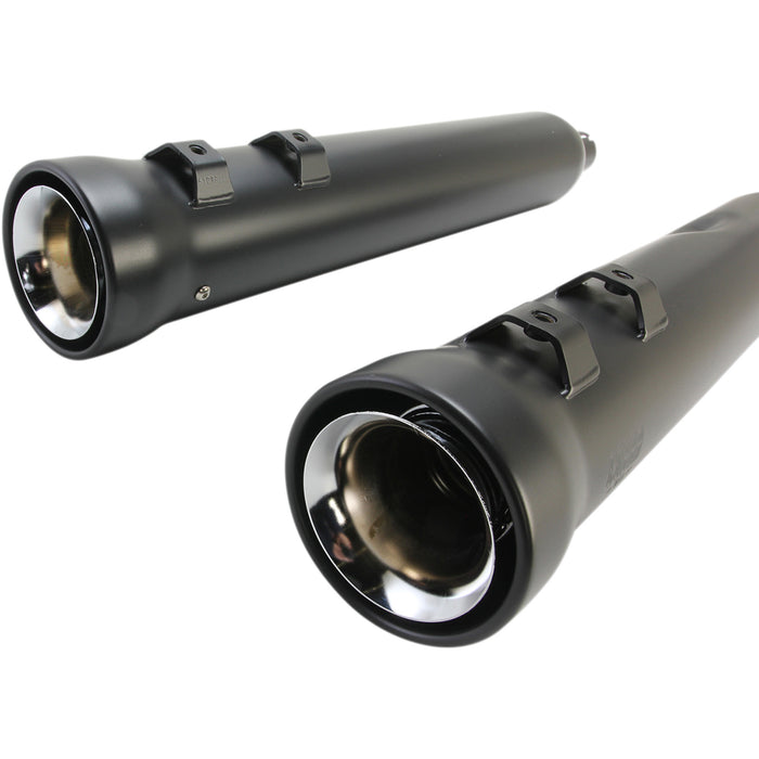 COBRA 1801-1050 6109RB Neighbor Hater Slip-On Mufflers - Neighbor Hater Mufflers for FL - Black