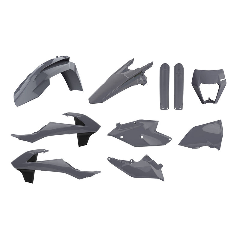Polisport Enduro Kit With Mask Nardo Grey - 90889 KTM Dirt Bikes 2017-2019