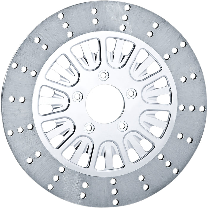 RC COMPONENTS 1710-3535 COG117126CRR2K Floating Front Rotor - Brake Rotor - Rear Right - Illusion - Chrome
