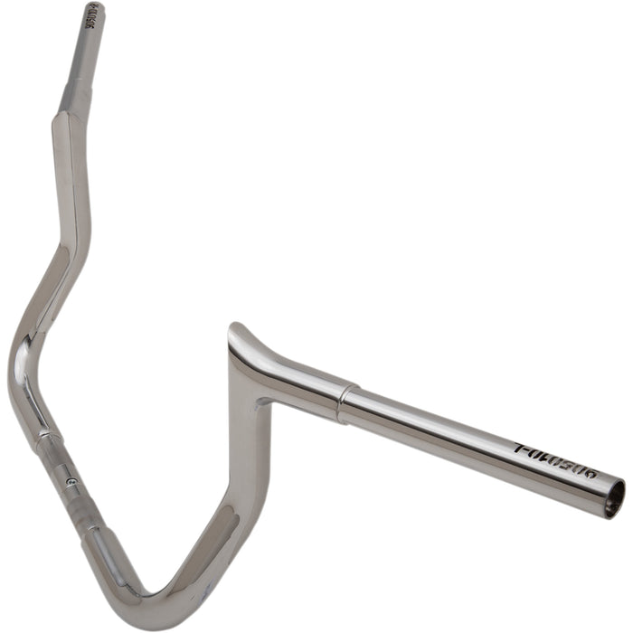 FAT BAGGERS INC. 0601-4746 9050101-1/4" EZ Install Pointed Top Handlebar - 10" - Chrome