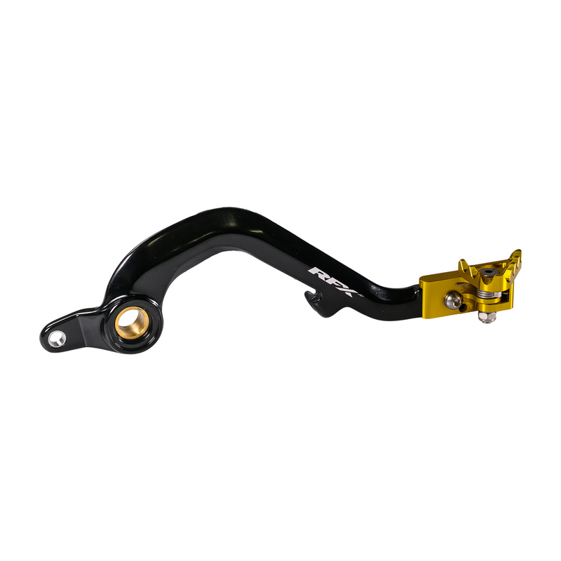 RFX Rear Brake Pedal Yellow Folding-TIP - FXRB 30500 99YL Suzuki RM 250 2001-2008