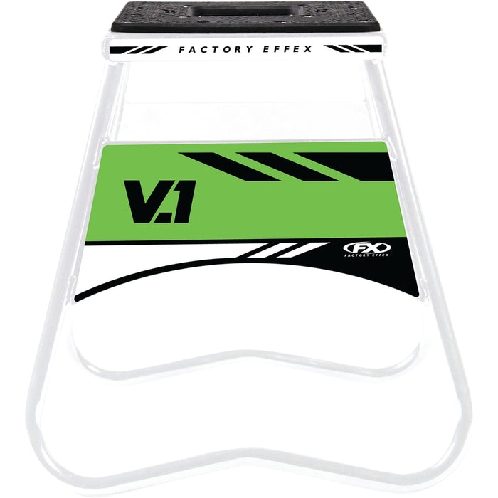 FACTORY EFFEX 4101-0513 24-45110 V.1 Bike Stand Bike Stand - V.1 - Kawasaki - White/Green