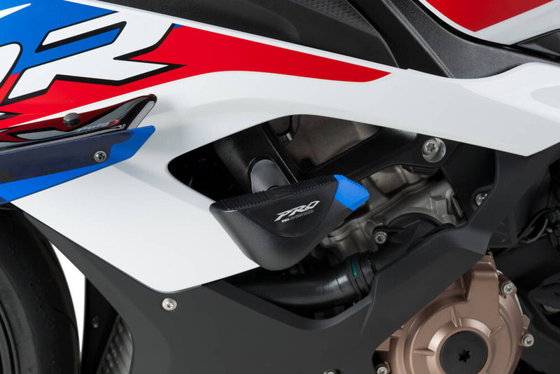 Puig Hi-Tech Parts Frame Sliders PRO Black - 3707N BMW S1000RR 2019-2022