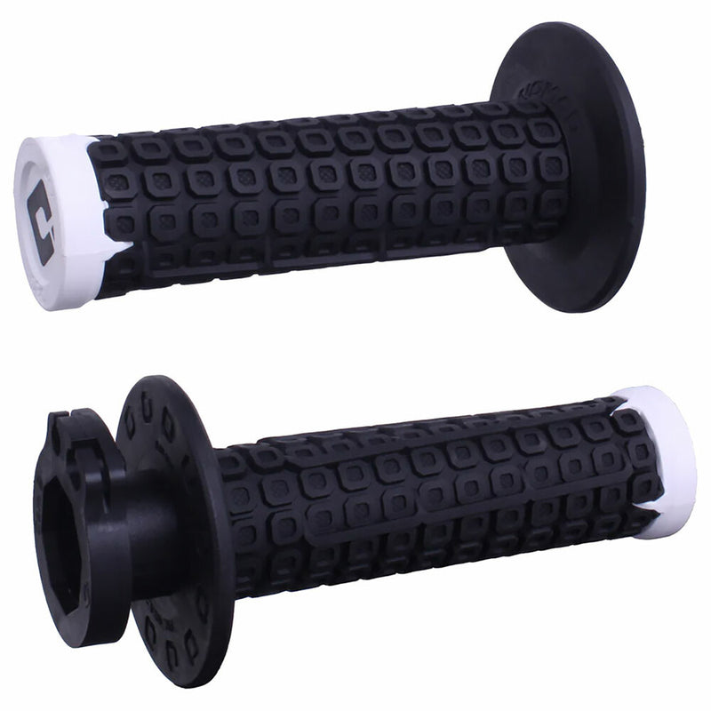 Odi 206-0031 H36NDBW NOMAD LOCK-ON OFF-ROAD GRIP W/D30 BLACK/WHITE/SILVER