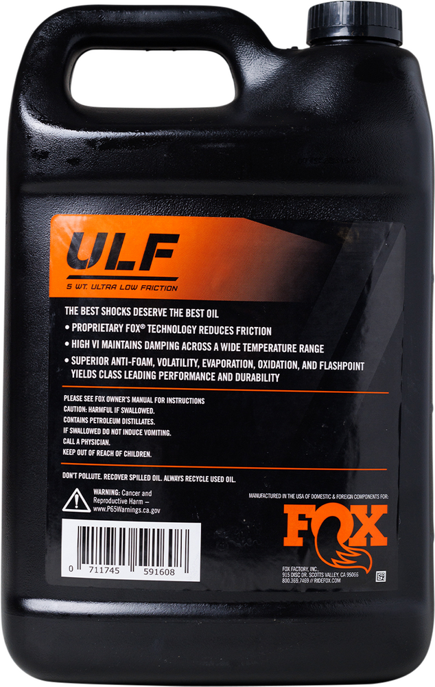 Fox 530-9200 025-06-010 SUSPENSION ULF OIL 5WT 1GAL