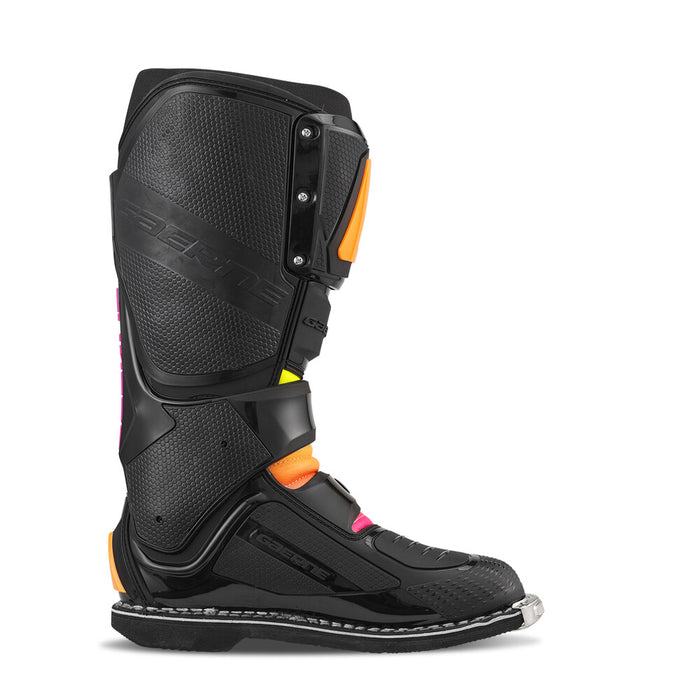 Gaerne 480-51109 2174-108-43 SG12 LE BOOTS BLACK/ORANGE/PINK SZ 09
