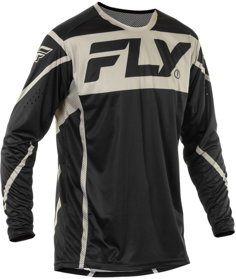 Fly Racing 378-720M 378-720M LITE JERSEY BLACK/GREY MD
